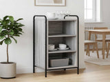 Sideboard Grey Sonoma 40 x 33 x 80.5 cm Engineered Wood 8013797