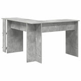 Corner Desk Concrete Grey 140 x 113.5 x 75 cm Engineered Wood 869557