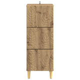 Drawer Cabinet Artisan Oak 33 x 34.5 x 90 cm Engineered Wood 895084