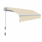 Manual Awning 3 x 2.5 m Cream 100% Polyester 270183