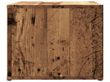 TV Cabinet Old Wood 80x34x35.5 cm Engineered Wood 856010