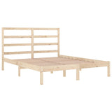 Bed Frame without Mattress 135x190 cm Double Solid Wood 3104908