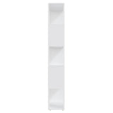 Book Cabinet Room Divider White 60x24x155 cm Engineered Wood 809089