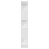 Book Cabinet Room Divider White 60x24x155 cm Engineered Wood 809089