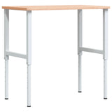 Workbench 100x60x cm Solid Wood Beech Rectangular 3309704