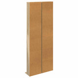 CD Cabinet 2 pcs Sonoma Oak 33 x 23.5 x 175 cm Engineered Wood 8012647