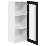 Hanging Cabinet Black Oak 40 x 31 x 100 cm Engineered Wood 884379