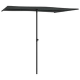 Garden Parasol with Aluminium Pole 2x1.5 m Anthracite 47338