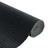 Room Divider Black Width 600 cm Height 165 cm Bamboo 377004