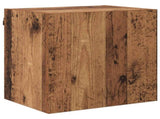TV Wall Unit Wall-mounted 5 pcs Old Wood Engineered Wood 3402767