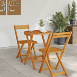 Garden Table Folding Natural 60 x 60 x 72 cm Solid Acacia Wood 4105491