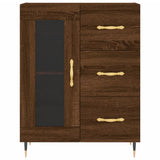 Sideboard Brown Oak 69.5x34x90 cm Engineered Wood 828027