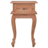 ZNTS Bedside Table 35x30x60 cm Solid Mahogany Wood 288818