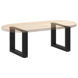Coffee Table Legs U-Shaped 2 pcs Black 30x cm Steel 4013128