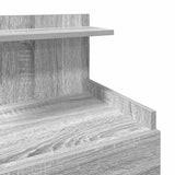 Bedside Cabinets 2 pcs with 2 Drawers Grey Sonoma 40x36.5x62 cm 858643