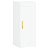 Highboard White 34.5x34x180 cm Engineered Wood 3200433