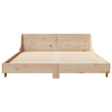 Bed Frame without Mattress 160x200 cm Solid Wood Pine 850722