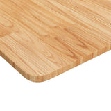 Bathroom Countertop Light Brown 60x40x1.5cm Treated Solid Wood 343012