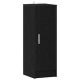 Shoe Cabinet Black Oak 32 x 35 x 92 cm Engineered Wood 862685
