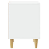 Bedside Table White 43 x 34.5 x 50 cm Engineered Wood 895025
