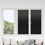Window Films 3 pcs Static Frosted Black PVC 3208957