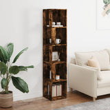 Corner Cabinet Smoked Oak 33x33x164.5 cm Engineered Wood 816026