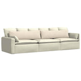 Sofa Pillows 2 pcs Beige 145 x 40 cm Fabric 42013859