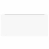Floating Wall Shelves 4 pcs High Gloss White 50x23x3.8 cm MDF 323747