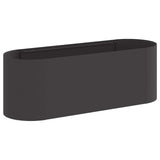 Raised Garden Bed Black 120 x 40 x 40 cm Steel 8011684