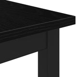 Dining Tables 60 x 60 x 75 cm Engineered Wood Black Oak Square 892614