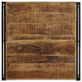 Coffee Table 100x100x35 cm Solid Rough Wood Mango 4016667