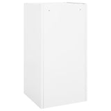 Saddle Cabinet White 53x53x105 cm Steel 339603