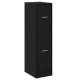 Apothecary Cabinet Black oak 30 x 41 x 118 cm Engineered wood 869002