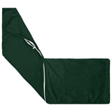 Cushion with Pillow HEERLEN 2 pcs Dark Green Velvet 926104