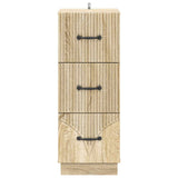 Drawer Cabinet Sonoma Oak 33 x 34.5 x 87 cm Engineered Wood 895307