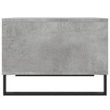 Coffee Table Concrete Grey 60x50x36.5 cm Engineered Wood 830552