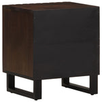 ZNTS Bedside Cabinet 40x34x46 cm Solid Wood Mango 377420