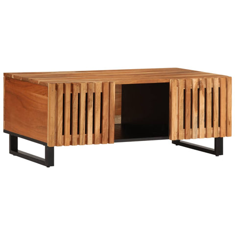 ZNTS Coffee Table 100x55x40 cm Solid Wood Acacia 377497