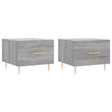 Coffee Tables 2 pcs Grey Sonoma 50x50x40 cm Engineered Wood 829377