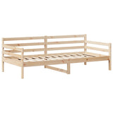 Day Bed with Roof without Mattress 90x200 cm Solid Wood 3282202