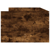 Bed Frame Smoked Oak Engineered wood, Plywood Single Bed Frame 3207354