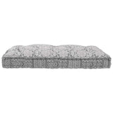 Sofa Cushion Light Grey 120 x 80 x 12 cm Fabric 4019073