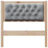 Headboard Other Brown and light grey 75 cm Solid pine wood 879039