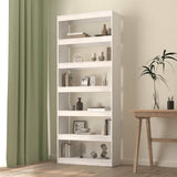 Book Cabinet/Room Divider White 80x30x199.5 cm Solid Wood Pine 808204