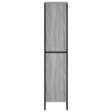 Bookcase Grey Sonoma 80x31x137,5 cm Engineered Wood 848632