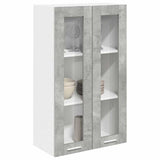 Hanging Cabinet Concrete Grey 60 x 31 x 100 cm Engineered Wood 884389