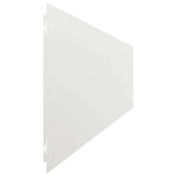 Lawn Edgings 30 pcs White 20x103 cm Cold-rolled Steel 860161