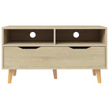 326780 TV Cabinet Sonoma Oak 90x40x48,5 cm Engineered Wood