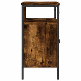 Bathroom Sink Cabinet Smoked Oak 60x30x60 cm Engineered Wood 842438