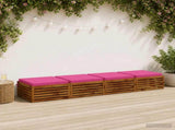 4-Piece Seat Cushions SOEST 4 pcs 100% Polyester Pink 944924